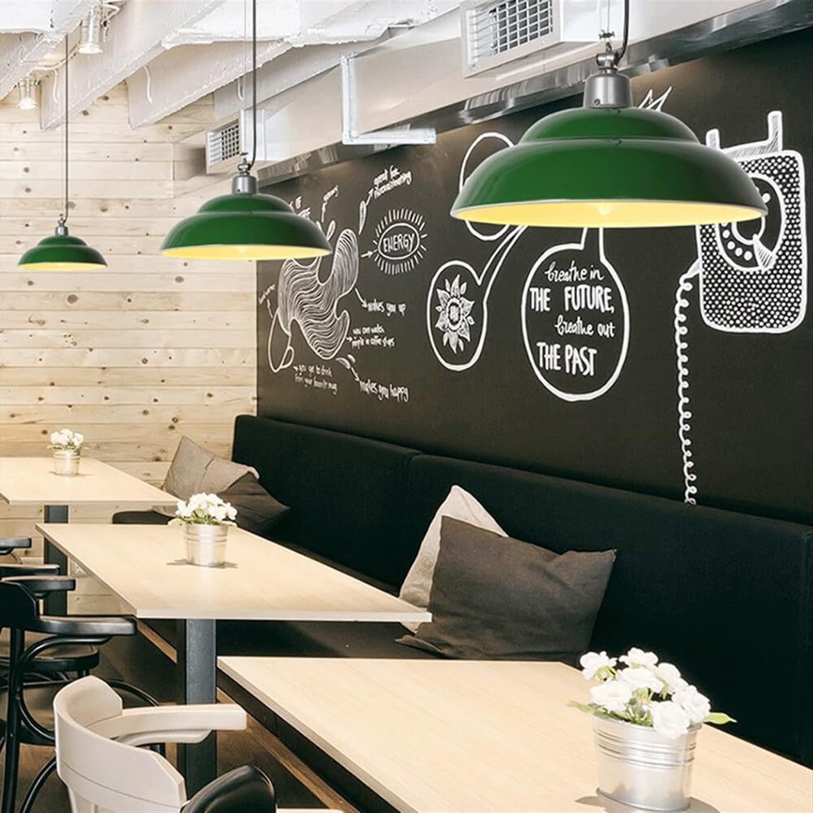 ZBZFGE Creative Cap w kształcie lipszadu w kształcie czapki - Żelazny wisiorek w stylu amerykańskim na balkon i dekorację, źródło światła spłukają wisiorek sufitowy