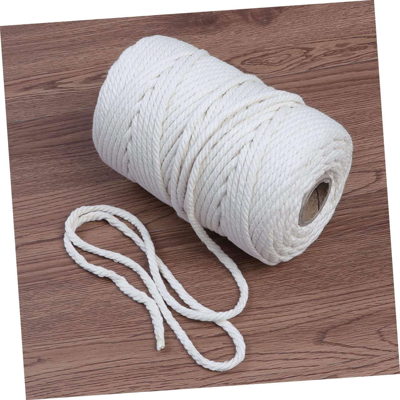 Cuerda de Algodón Natural Beige para Manualidades y Macramé