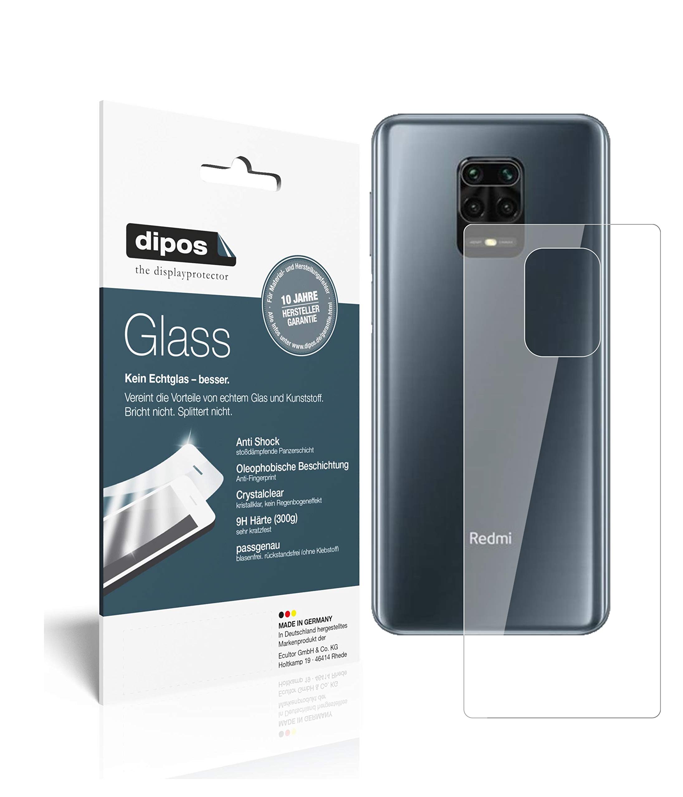 Film Protection écran Xiaomi Redmi Note 9T 5G - Transparent, Robuste, Dipos, Neuf Sous Blister