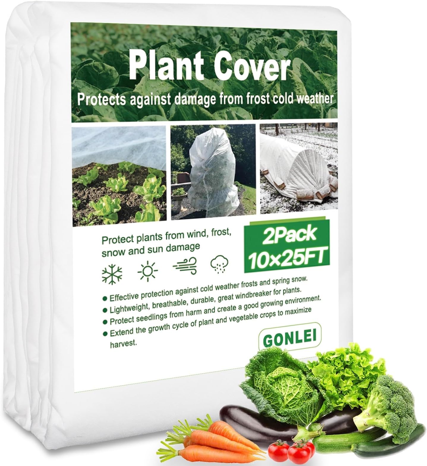 AUDFA Plant Covers Freeze Protection 10 ft x 30 ft