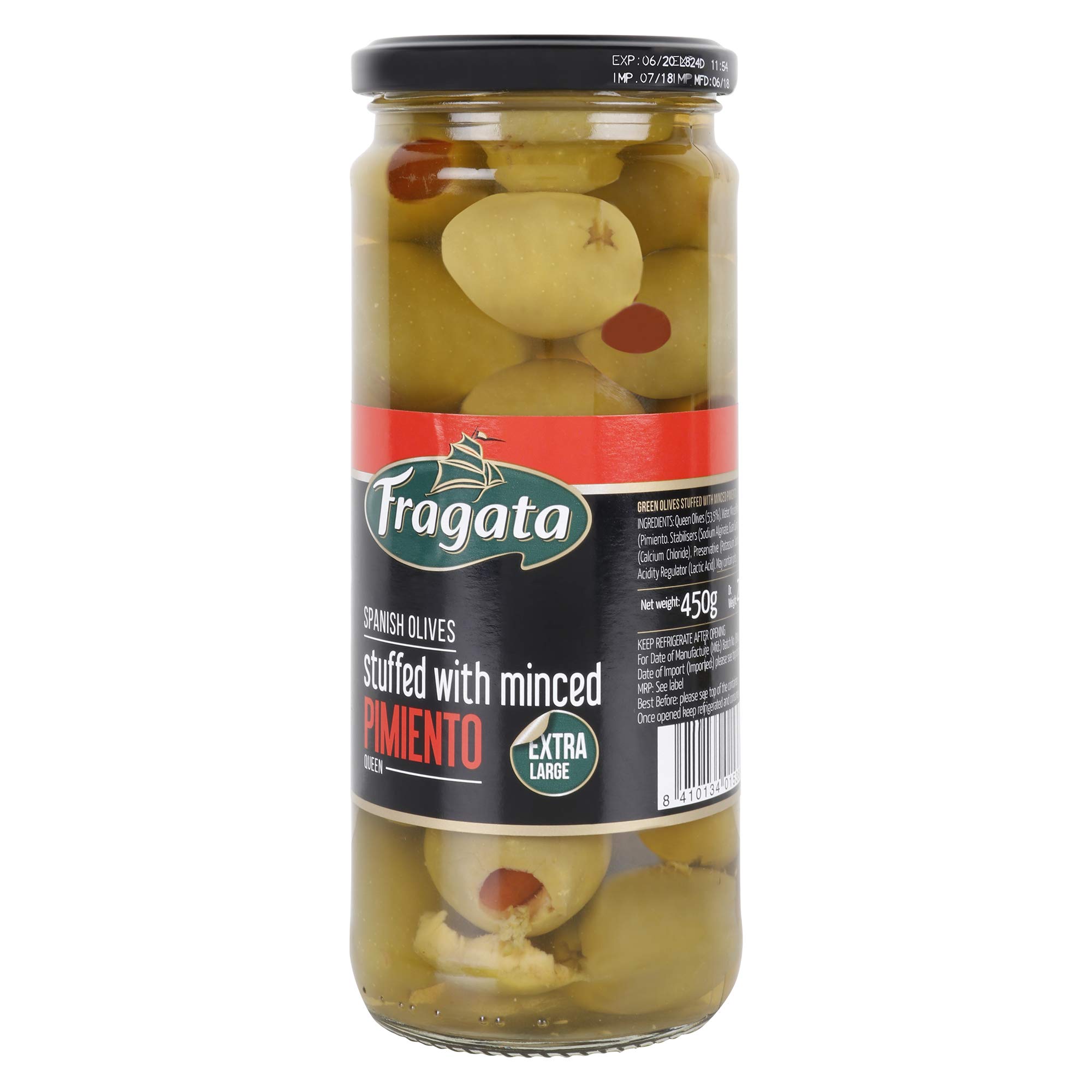 Fragata Queen Stuffed with Minced Pimiento Green Olives 450g - Image 2 thumbnail