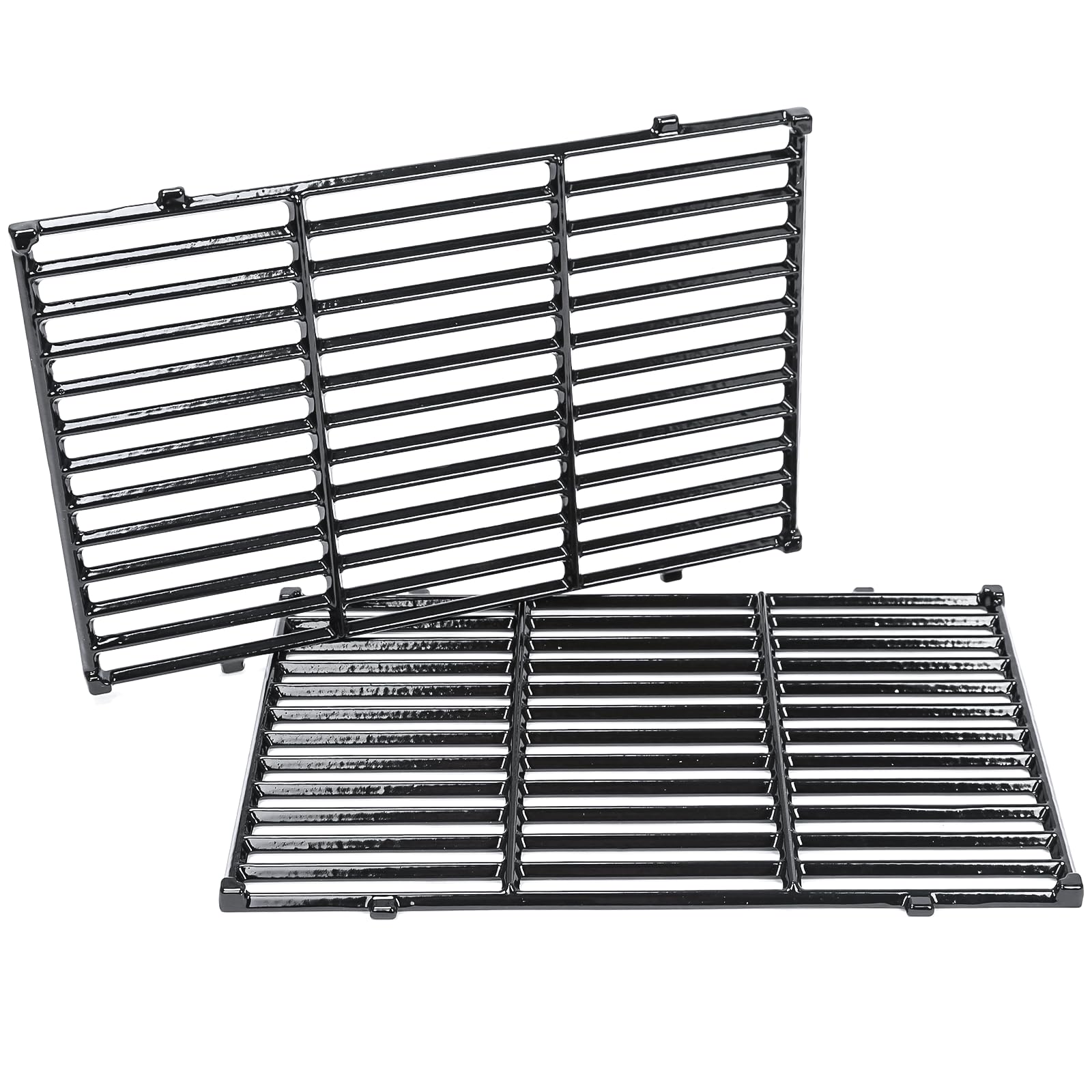 Hisencn 17.5" Porcelain Enameled Grill Grates for Weber Spirit II 300 & 300 Series, for Spirit E/S 310, E/S 320, E/S 330, Cooking Grates for Spirit 700, Genesis Gold Silver Platinum B/C, Genesis 3500