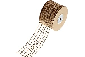 EXCEART Christmas Net Ribbon Decoration