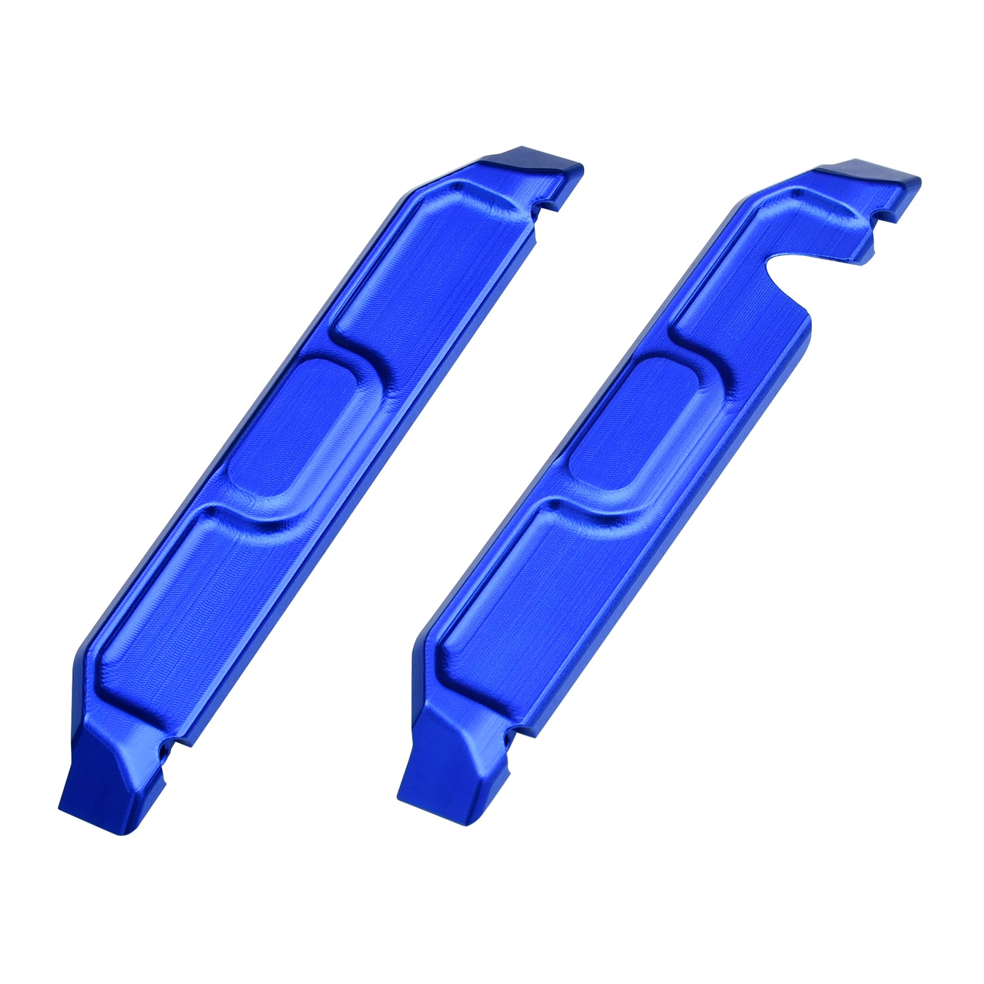 XinGeeek RC Aluminum Chassis Left and Right Edge Side Guard Parts for Traxxas Mini Maxx Monster Truck-107154-1 (Blue)