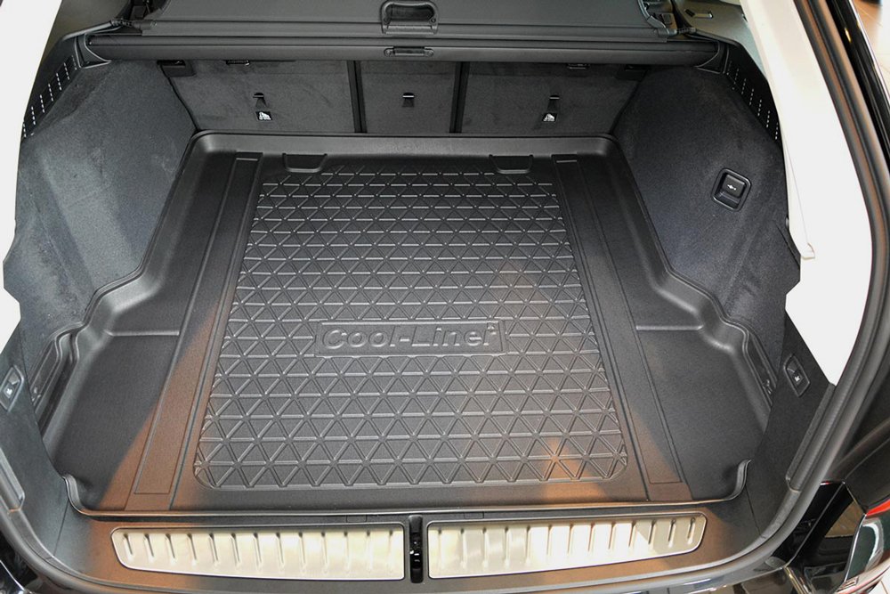 Premium Kofferraumwanne für BMW 5er (G31) Touring Verbrenner 5.2017-9.2023, Schwarz, Kunststoff, 100% Passgenau, Anti-Rutsch, Wasserdicht, Temperaturbeständig