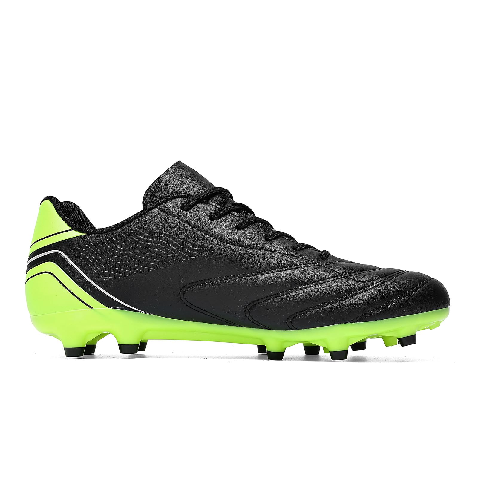 HaloTeam Chaussures de Football Homme Spike Crampons Profession Athlétisme Entrainement Chaussures de Sport 39 EU-45 EU