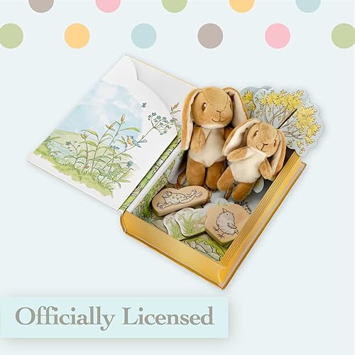 Miniatura 5 de KIDS PREFERRED Guess How Much I Love You My First Playset Lindo conjunto de peluche de conejito de peluche para bebés, bebés y niños pequeños