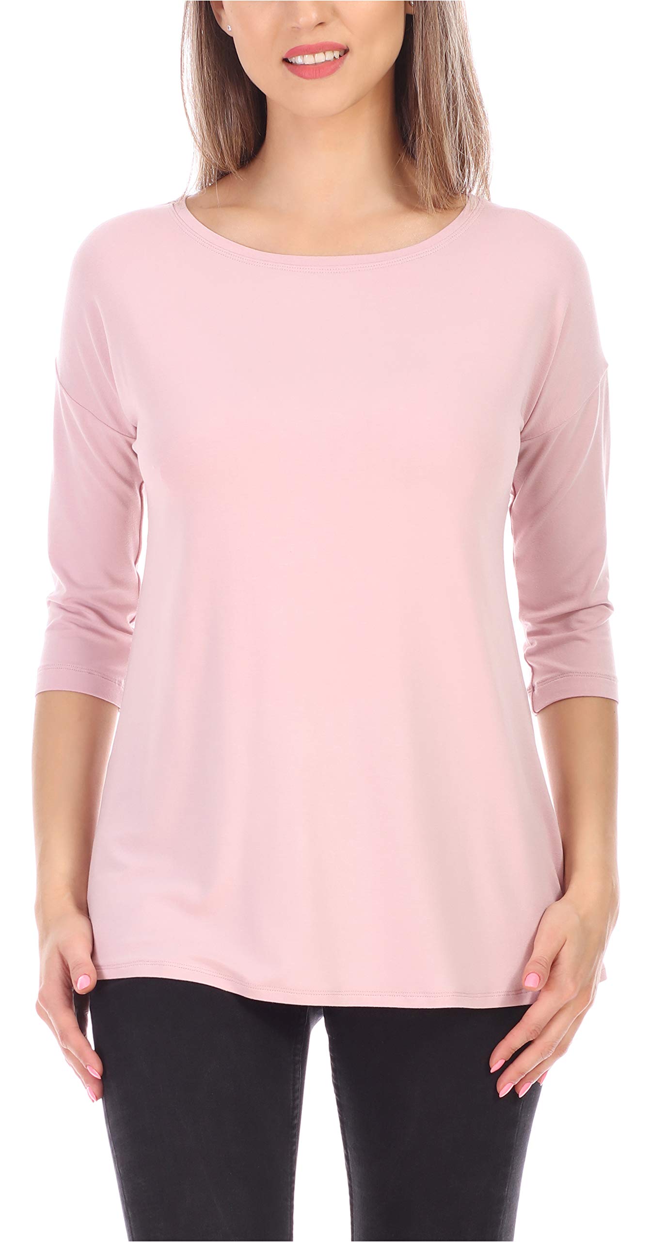 Merry Style Langes Oberteil Shirt mit Spitze MS10-319