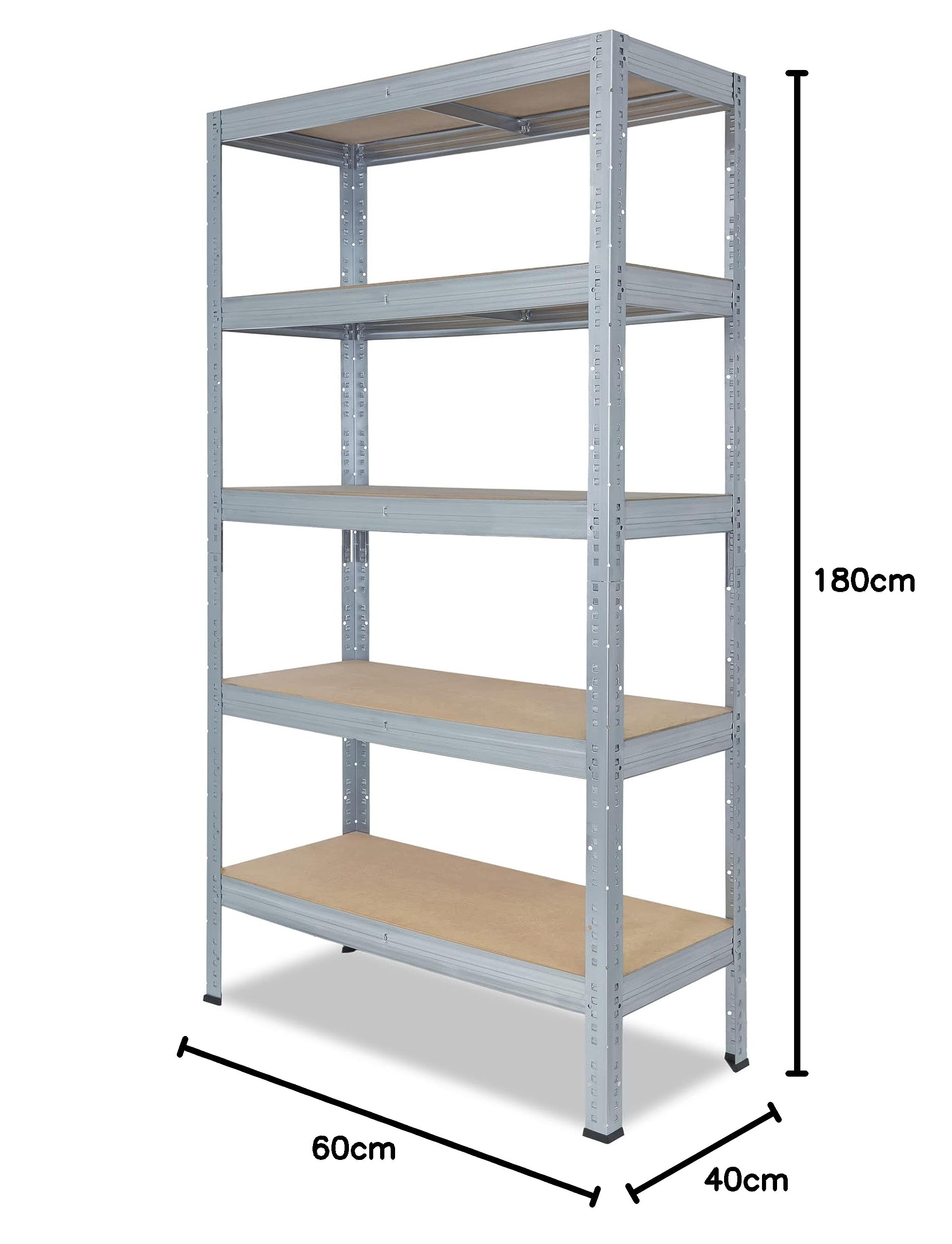 shelfplaza Pro 180x40x60cm Estantería Pesada galvanizada: 5x200kg | Estanterías almacenaje · Estanterías metálicas · Estantería cocina · Estantería metálica · Estanterías almacenaje garaje