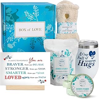 Get Well Soon Gifts for Women - Get Well Gifts for Women After Surgery - Care Package - Care Package for Women - Cancer Patients Must Have - Get Well Soon Gift Basket - Chemo Care Package for Women
