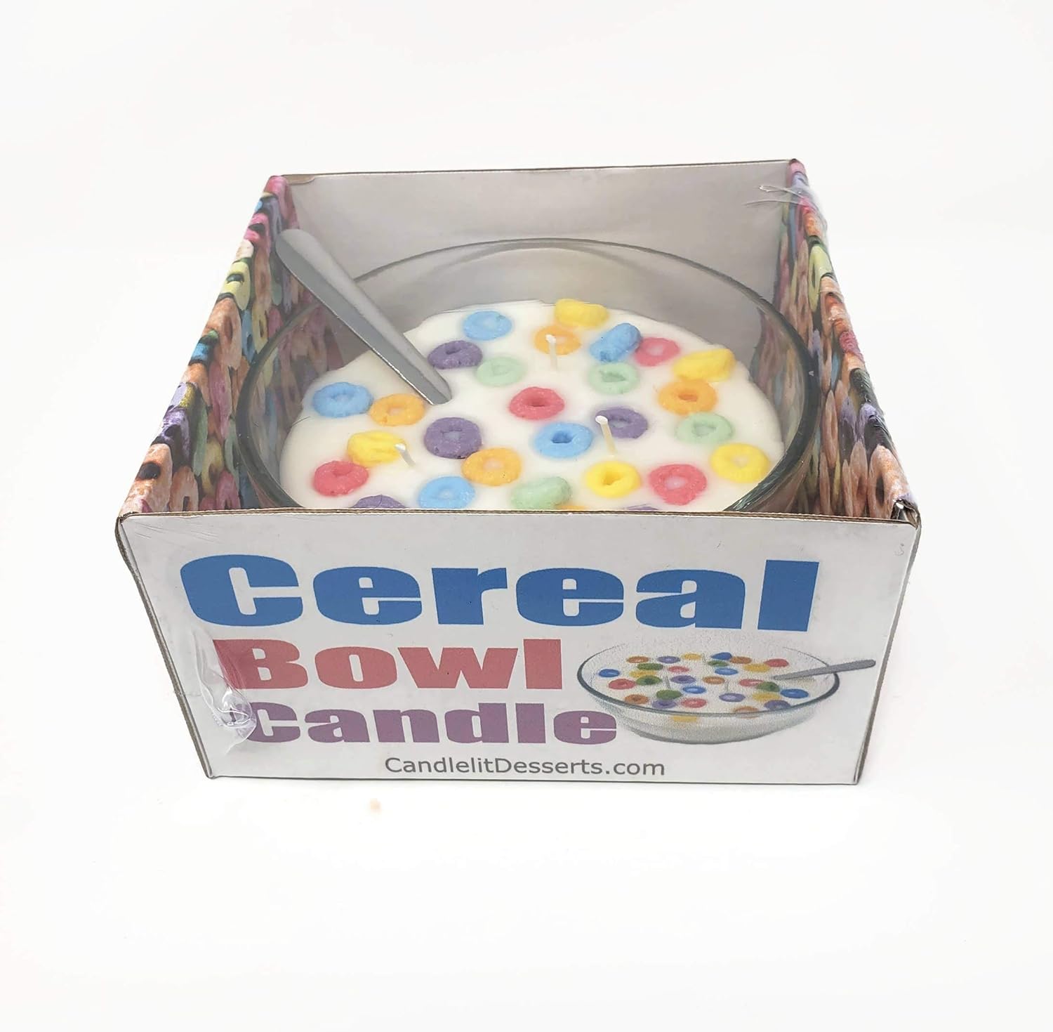 Candlelit Desserts Fruit Loops Style Scented Cereal Bowl