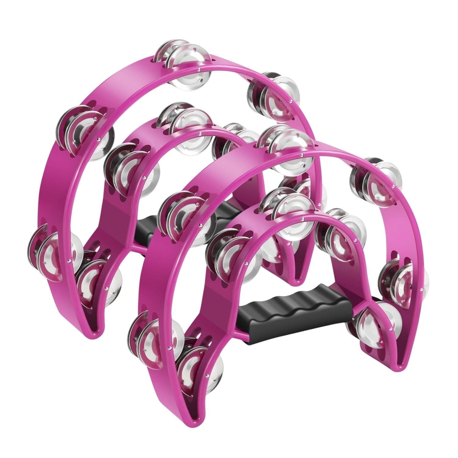 Snapklik.com : Flexzion Tambourine Metal Half Moon Musical Instruments ...