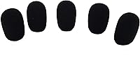 Vista 1 de Tetra-Teknica XFFZ5P-BLK Lapel & Headset Microphone Windscreen, Color Black, 5-Pack