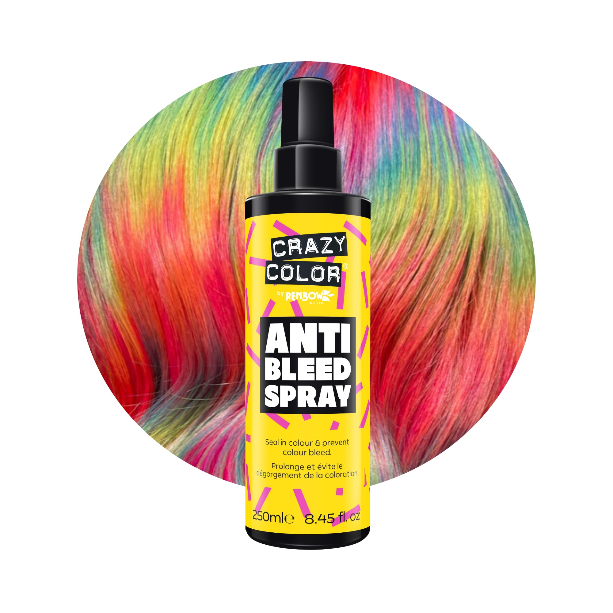 Crazy Color Anti Bleed Spray. Seal in Colour and Prevent Colour Bleeding. 250ml