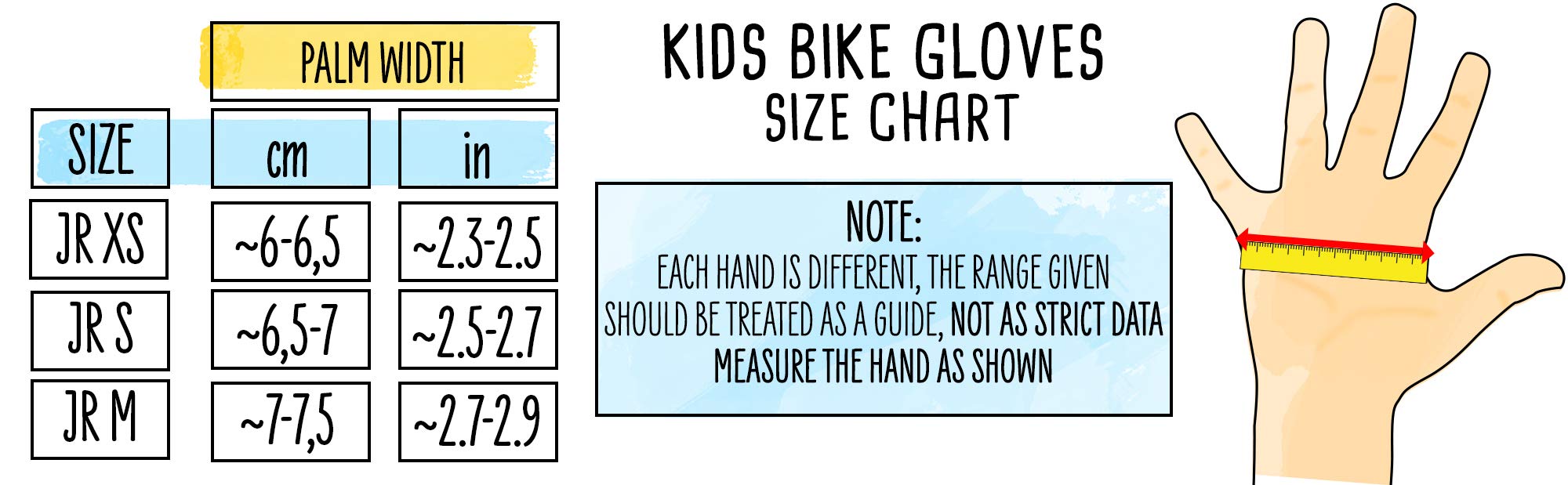 meteor Guantes de Ciclismo Niñas y Niños - Guantes Bicicleta para Infantil MTB BMX Carretera Montaña sin Dedos