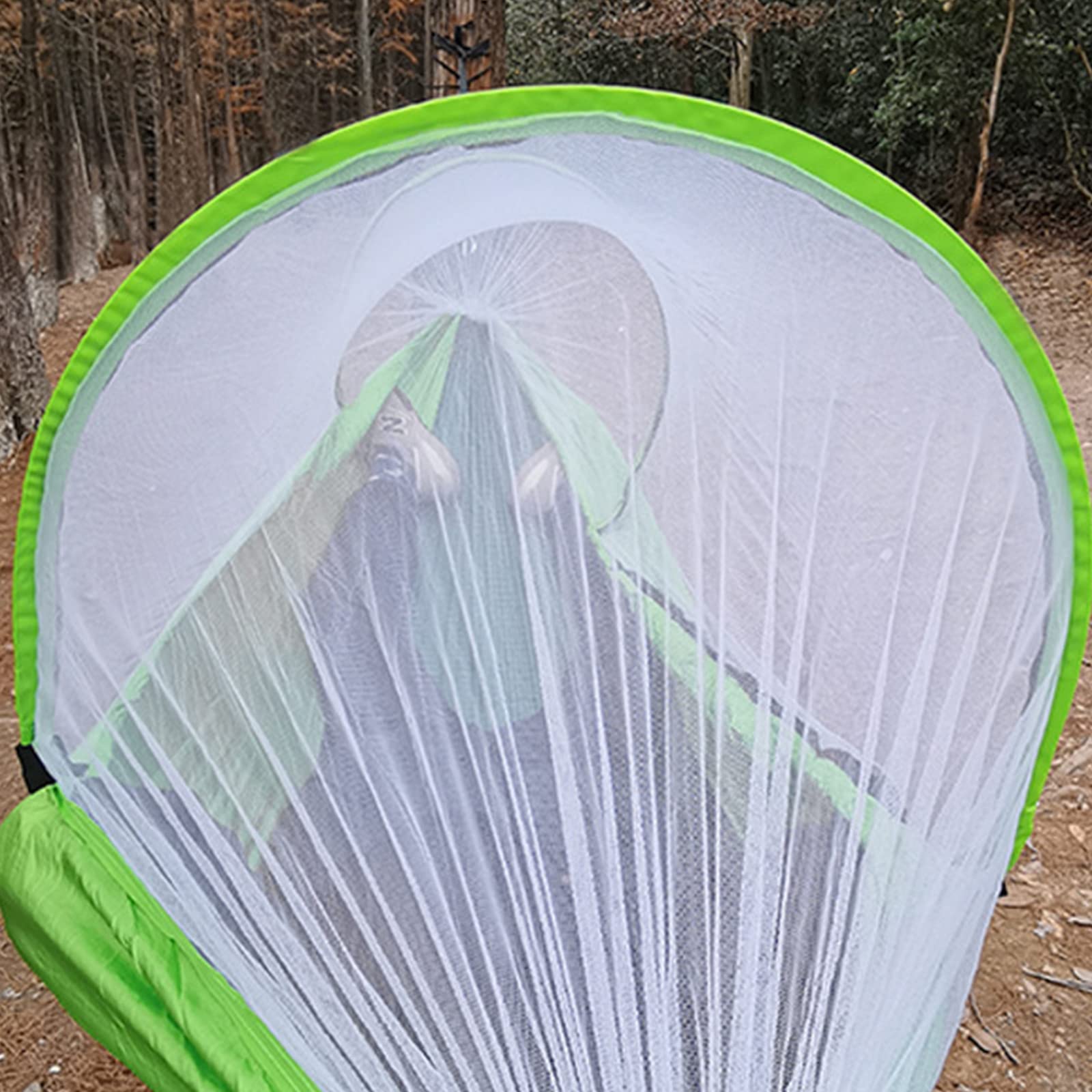 Hängematte, 260 cm × 140, 2 Personen, mit Netz, ultraleicht, atmungsaktiv