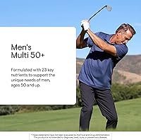 Vista 3 de THORNE - Men's Multi 50+ - Comprehensive Daily Multivitamin with Vitamins A, B6, B12, C, D, E, Zinc & More - Support Heart, Brain, Prostate, Muscle