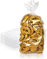 Vista 18 de Bolsas de pan de plástico con fuelle de 4 x 2 x 12, paquete de 1000 bolsas de plástico para almacenamiento de pan, bolsas de plástico con refuerzo