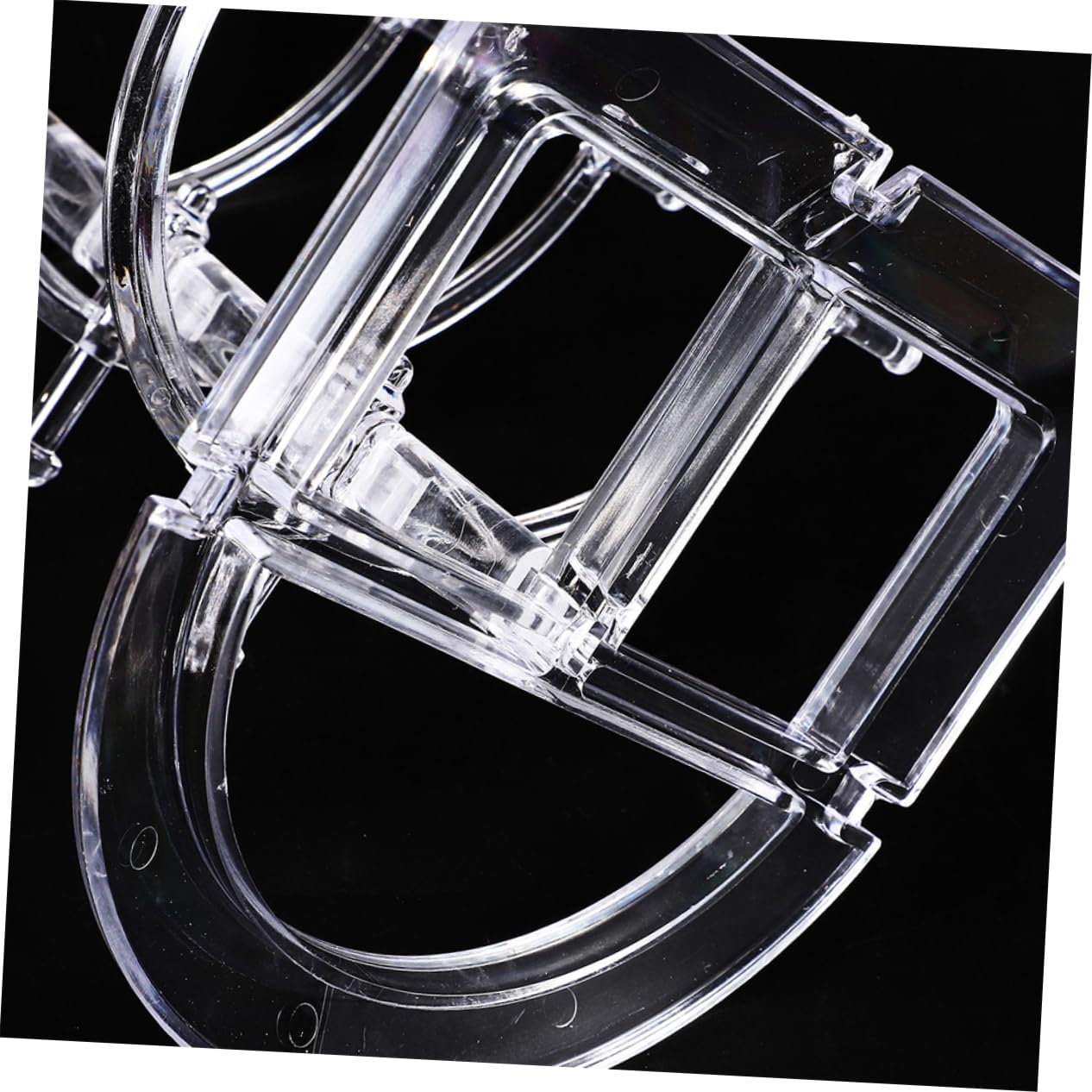 Amosfun 8 Pièces présentoir à lunettes presentoir lunettes support lunettes Support de lunettes détachable Présentoir lunettes transparent Présentoir en verre porte-lunettes de