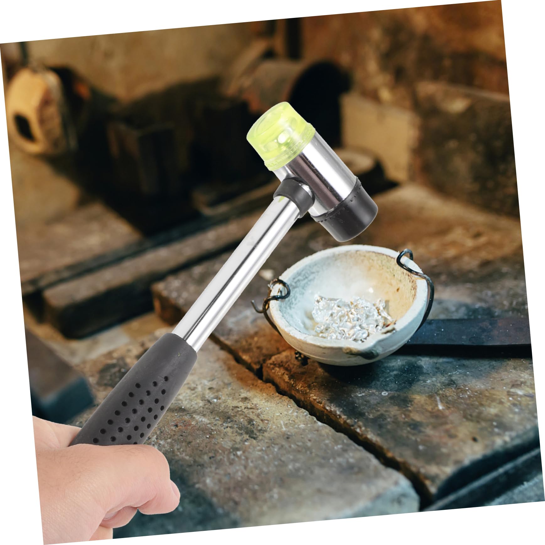AKOOSY Juego de Ajustador de Anillos Portátil Joyería Herramientas de Joyería Mandril Ajustable Flexible Bricolaje Reparación de Joyas para Profesionales