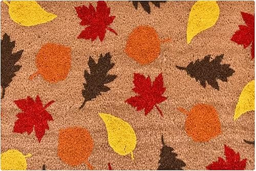 Miniatura 5 de Felpudo de bienvenida con diseño de calabaza de otoño para puerta delantera, interior y exterior, tapete de otoño para el hogar, cocina, suelo,