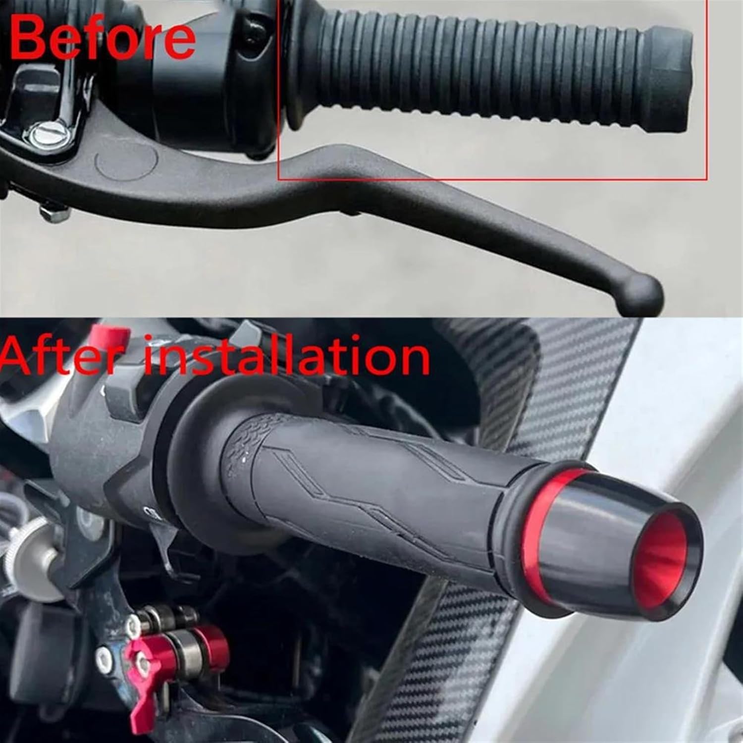 Handlebar Accessories for Moto for Guzzi V9 for Bobber 2016-2023 Motorcycle Handlebar Grips Bar Ends Cap Handlebar Plug Slider