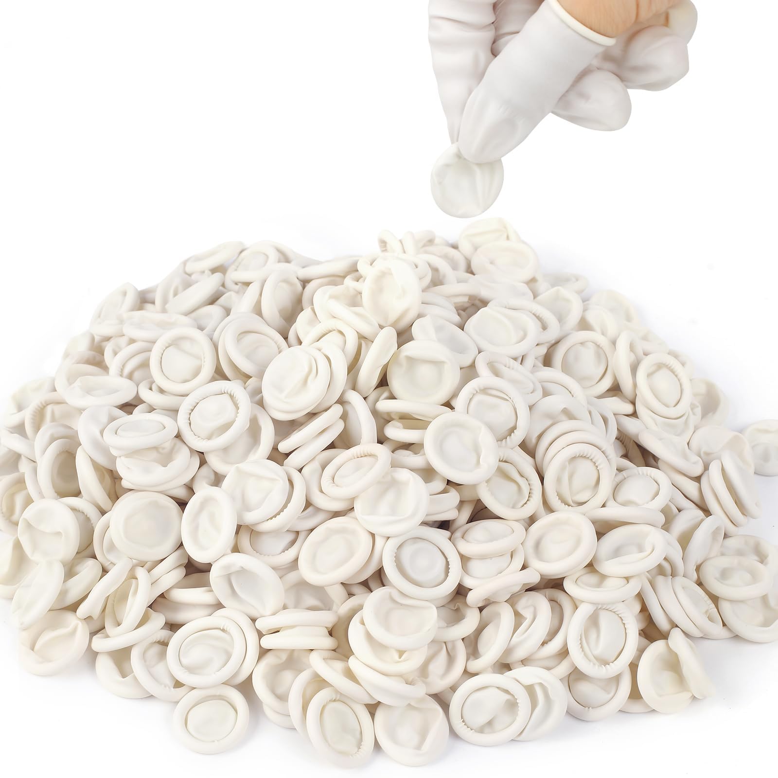 Finger Cots Finger Gloves Disposable(Approx 240pcs),Medium Finger Protectors,Finger Covers Protection for Finger Tips,Thumb Protector for Electronic Repair, Handmade, Industrial Apply