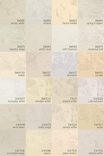 Miniatura 6 de Grassello Auténtico Yeso Veneciano  Yeso pulido brillante  Hecho en Italia a partir de lima y mármol  Colores claros (5)  Color BM969 Soft Chamois