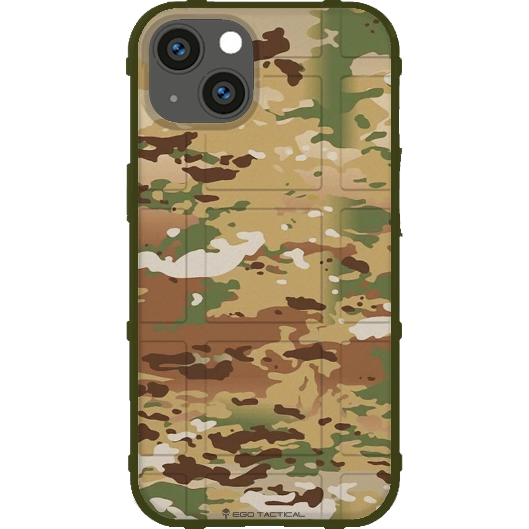 Limited Edition Rugged Shield case Compatible with iPhone 15 [6.1" Screen] Printed in The USA Multicam Scorpion OCP Camouflage