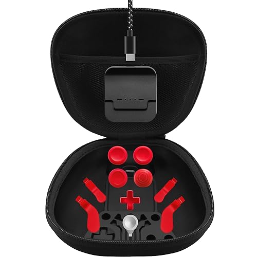 Complete Component Pack for Xbox Elite Controller Series 2 - Accessories Includes 1 Controller Carrying Case, 1 Charging Dock, 4 Thumbsticks, 4