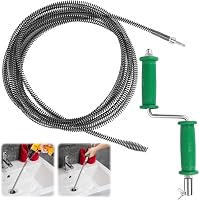 Siyurongg 5m x 10mm csatornaspirál lefolyótisztító konyha fürdőszoba WC 1