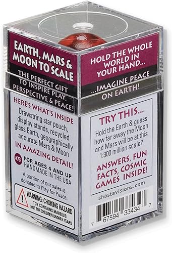 Miniatura 2 de Juego de cajas de Tierra, Marte y Luna a Escala