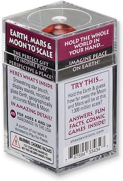 Earth, Mars, and Moon to Scale Box Set