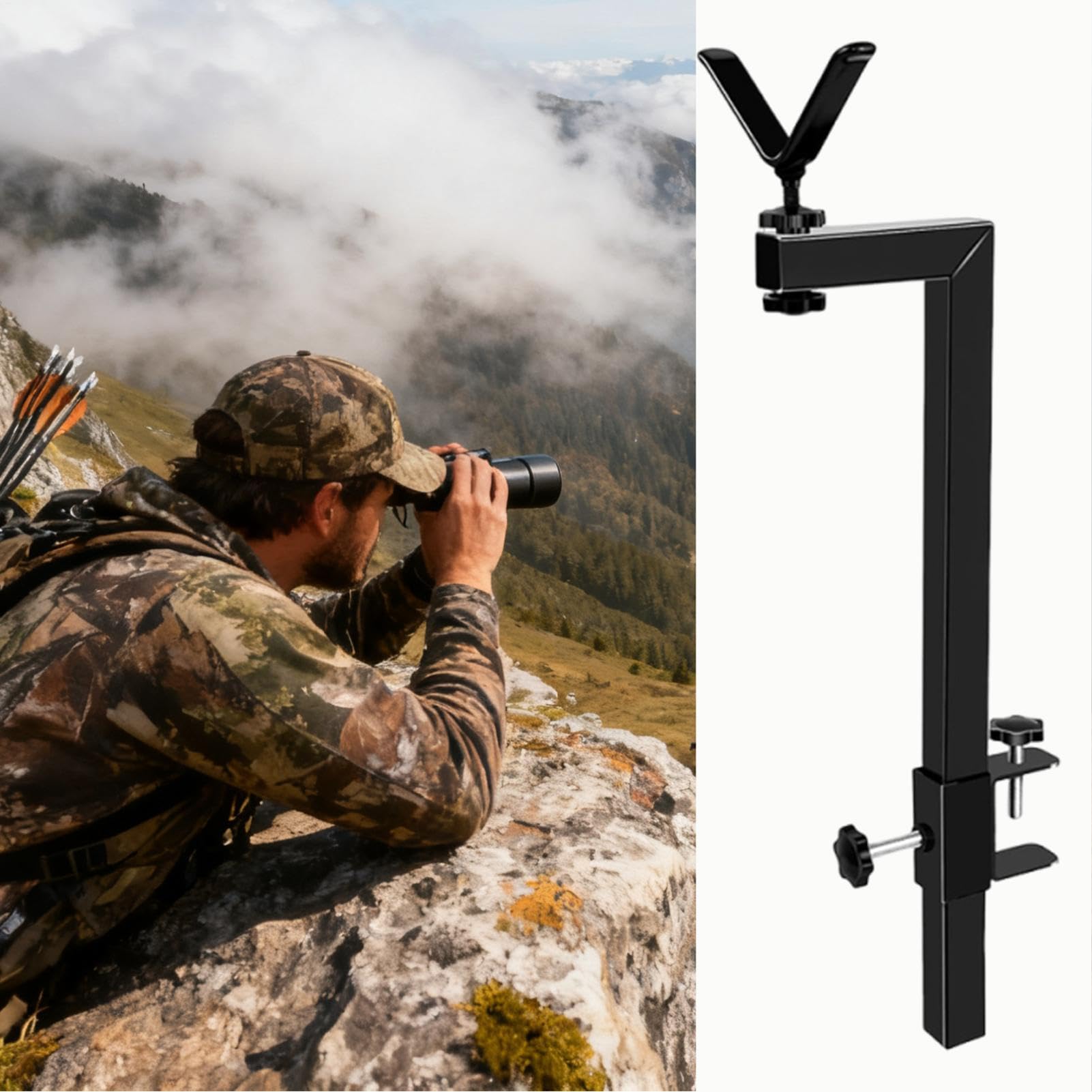 Trépied Lumineux Support Photographique Portable à Hauteur Ajustable