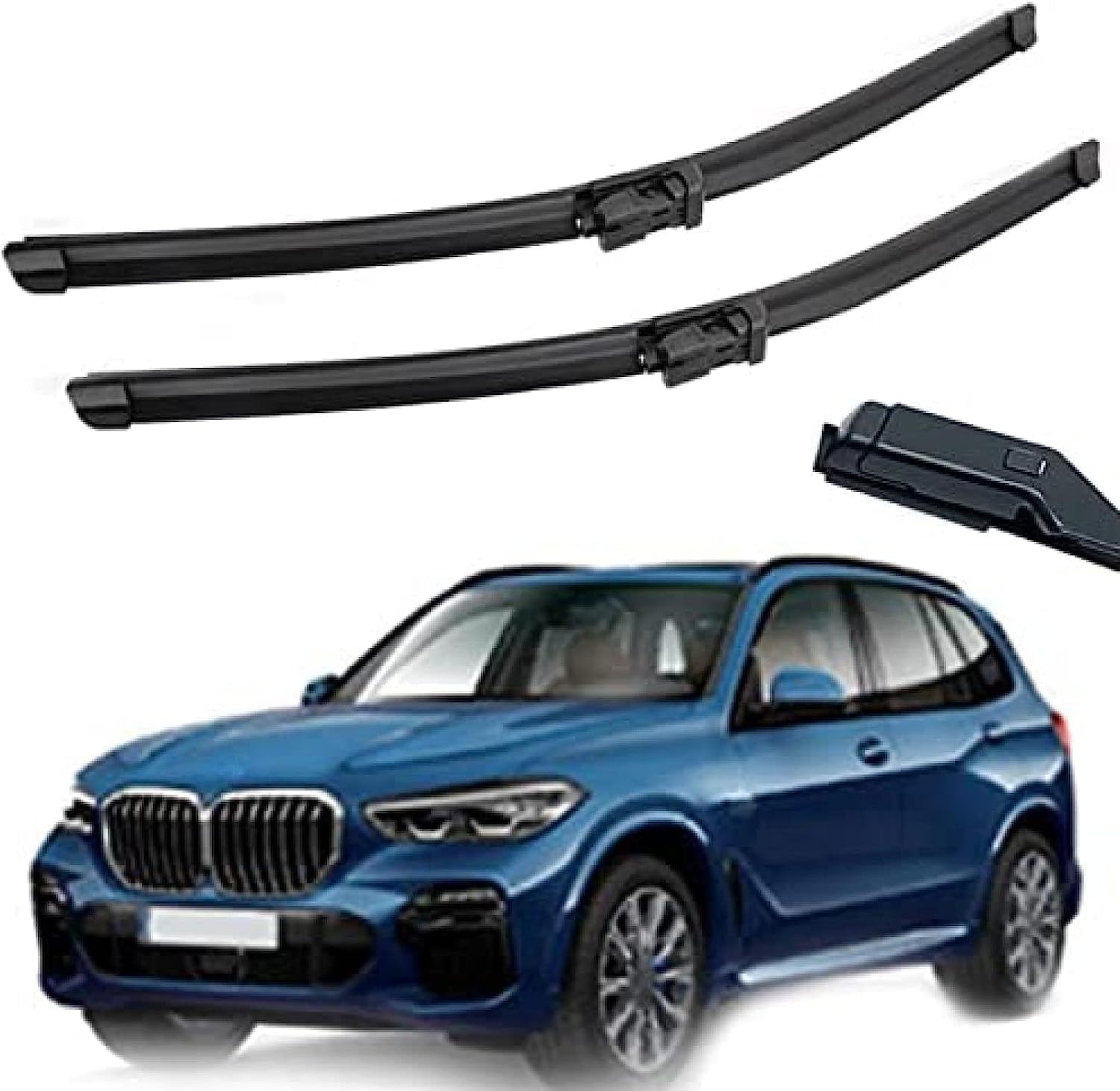 TUBIC Tergicristallo Parabrezza per BMW X5 G05 2019 2020 2021 26"+20",Auto Anteriore e Posteriore Tergicristalli per Parabrezza Ricambio Accessori