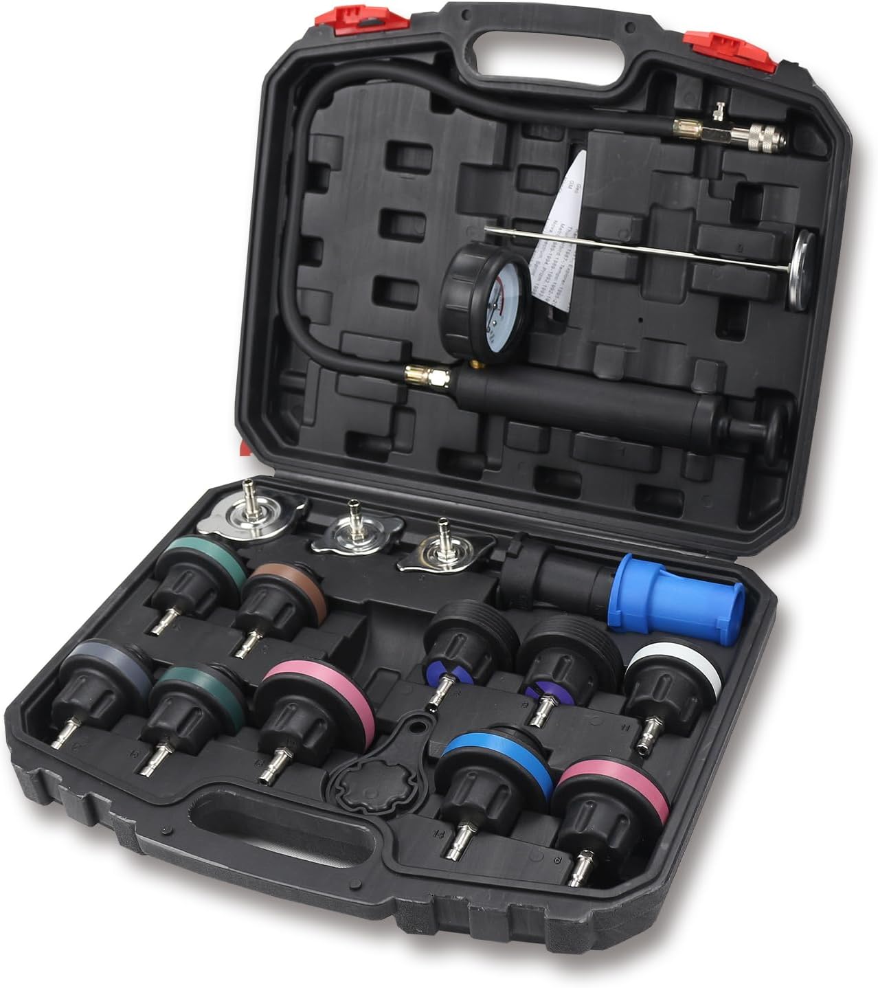 DKwoeshg Coolant Pressure Tester Kit Radiator Leak