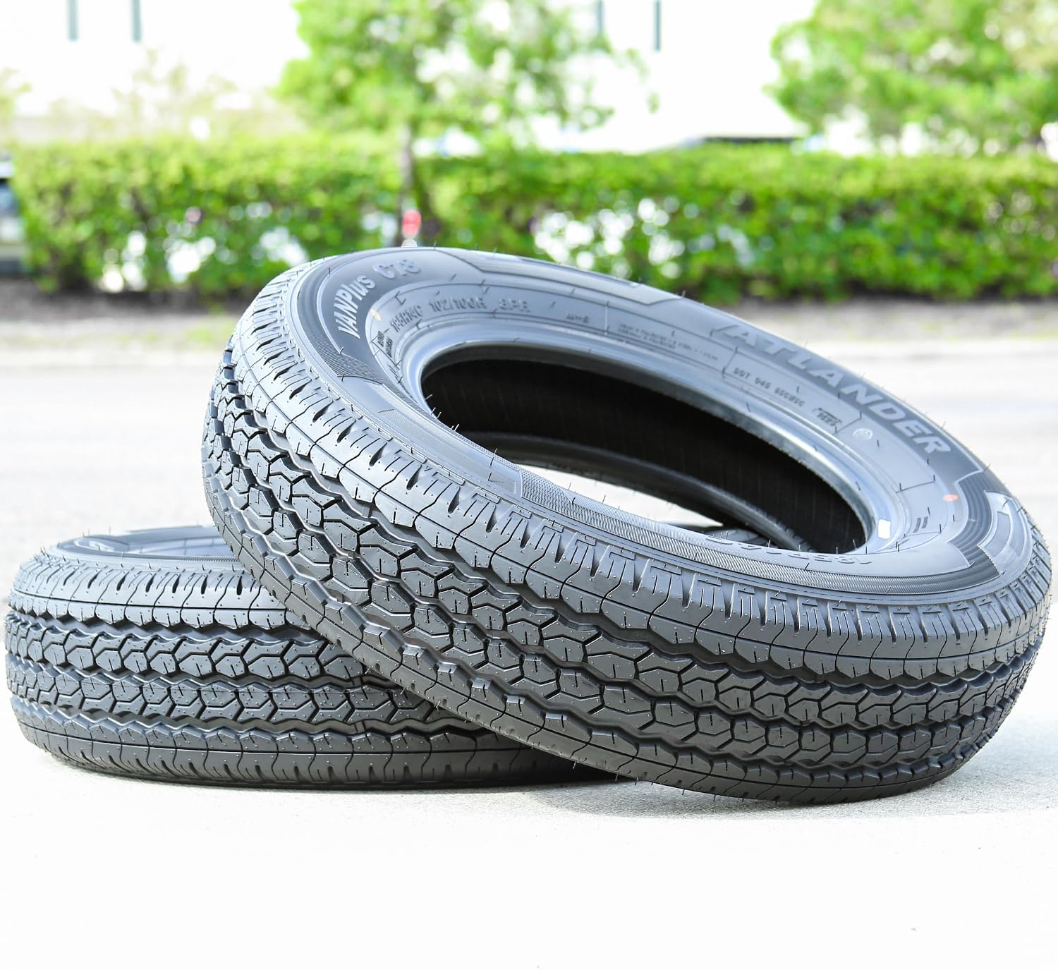 VANPlus C18 All-Season Commercial Van Radial Tire-185R14 185X14 185-14 102/100R Load Range D LRD 8-Ply BSW Black Side Wall