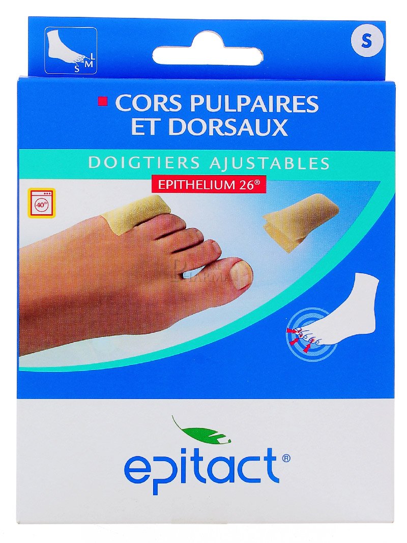 Epitact Doigtiers Ajustables Cors Pulpaires et Dorsaux Taille S