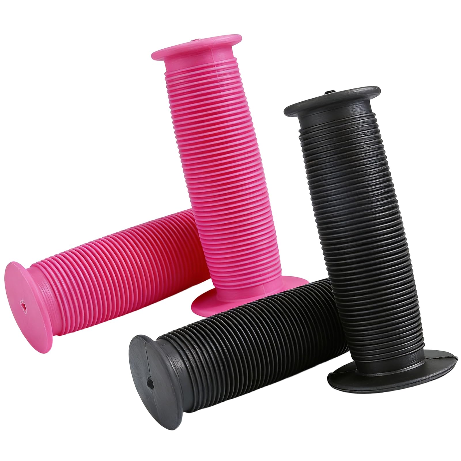 KIDOFLY 2 Pair Mini Kids Bike Handlebar Grips Non-Slip Soft Rubber Short Bicycle Grips Cover for Toddler Bikes/Kid's Bicycles, Boys and Girls Bicycles