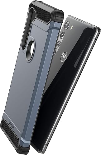 Miniatura 4 de ENCASED Scorpio - Funda protectora resistente para Motorola Edge (2020) (azul pizarra)