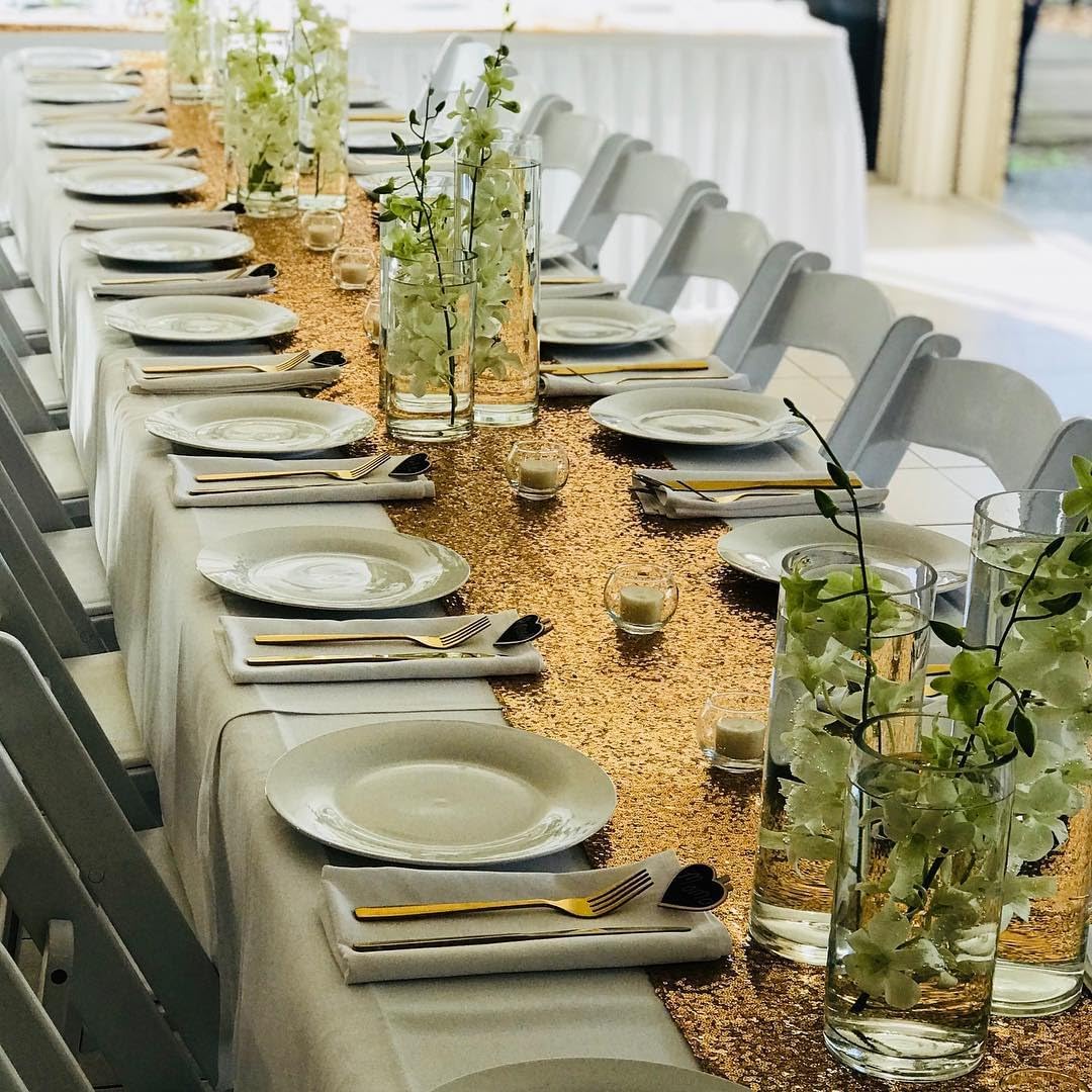 Gold Table Runner Sequin Table Runners Glitter Runners for Party
