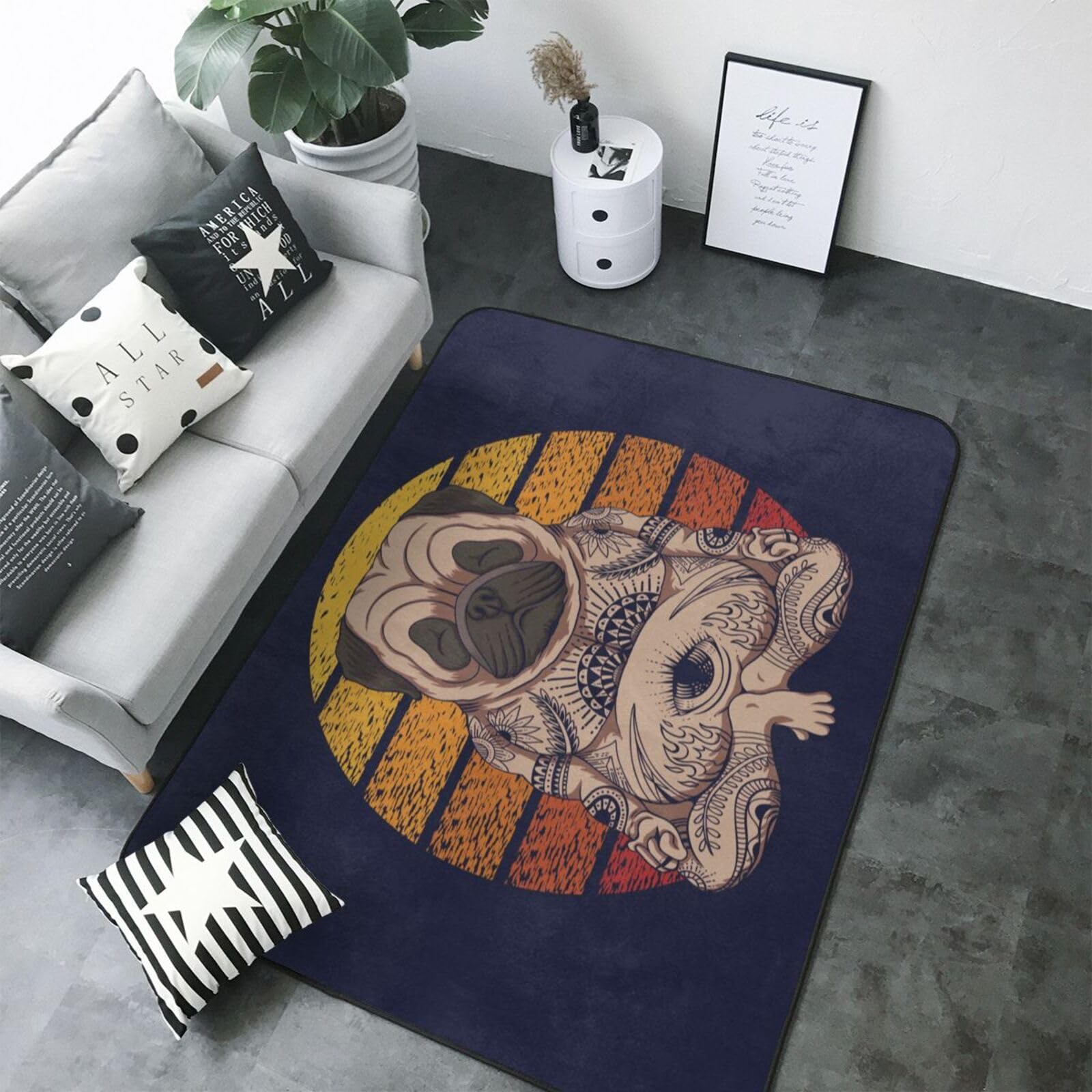 Tapis lavable doux pour chambre et salon : fini la poussière au sol