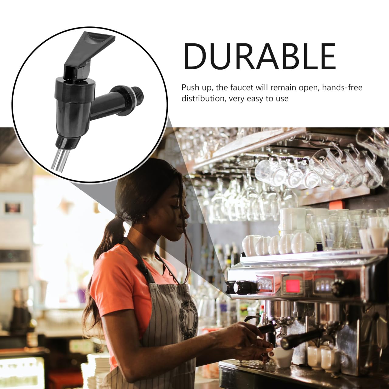 jojofuny Robinet De Seau À Bière Réutilisable Robinet Distributeur De Boisson Pratique Pour Fût De Bière Bar Restaurant Maison 10X9X2.5Cm