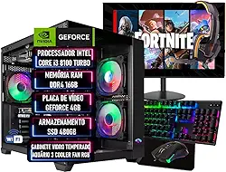 PC Gamer Completo I3 6º 8100 RAM DDR4 16GB SSD 480GB GEFORCE 4GB + Kit Gamer + Adaptador Wi-fi – ADVANCEDTECH