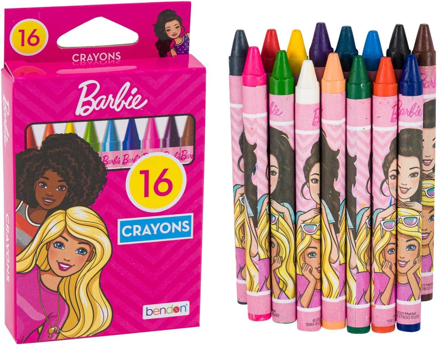 Amazon.com: Barbie Crayons | Barbie Crayon Box | Barbie Crayons for ...