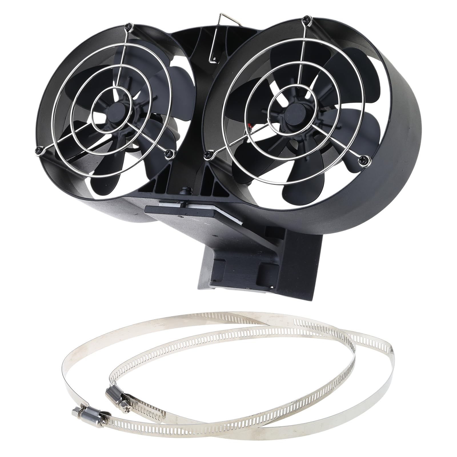 Fan Quiet and Effective Heat Circulation Heat Powered Stove Fan Double the Output for Added Warmth Home Heating Solution