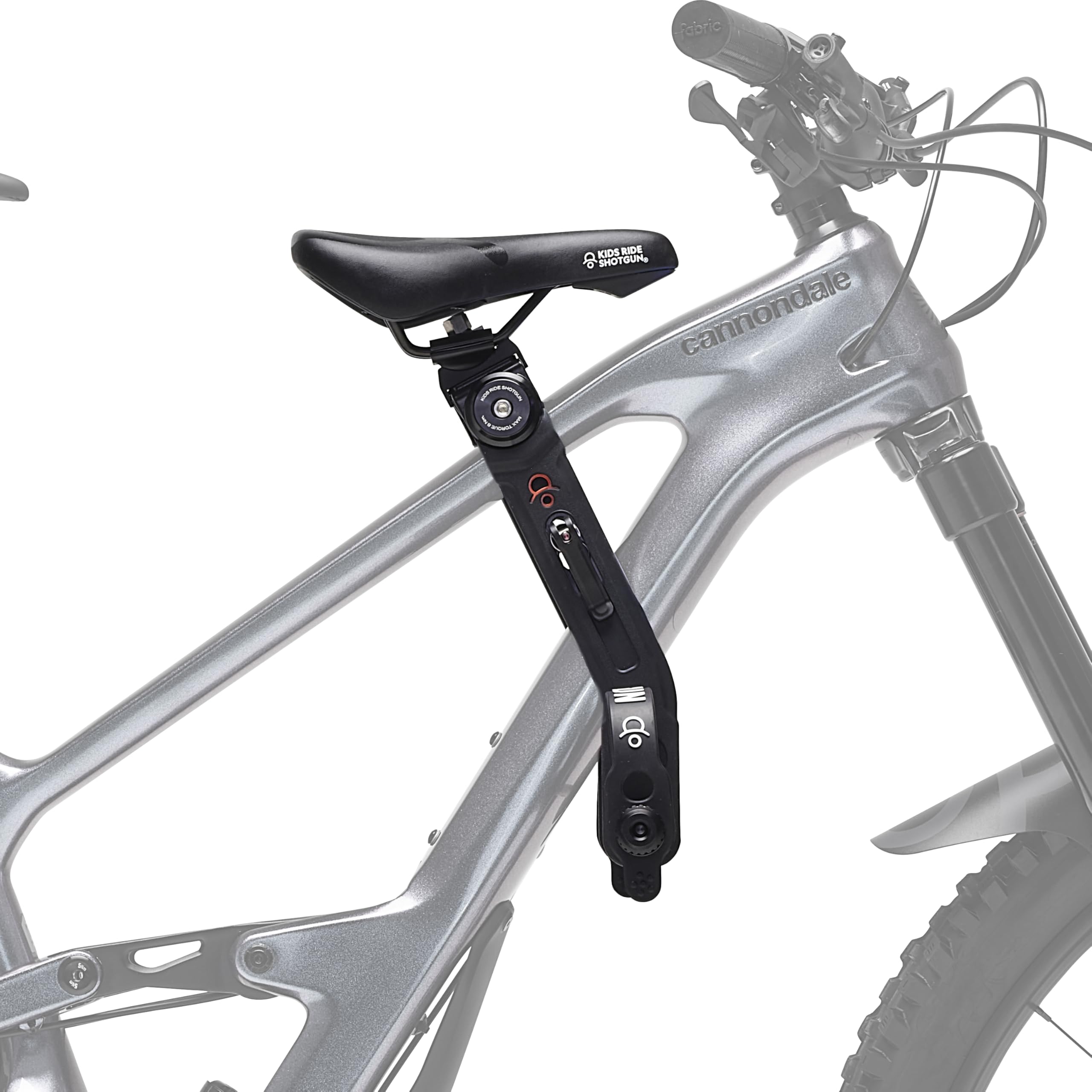 Kids Ride Shotgun - Sillines Delanteros para Niños De 2 a 5 años, Ajustables, Compatibles con La Mayoría De Las Bicicletas MTB Modernas para Adultos
