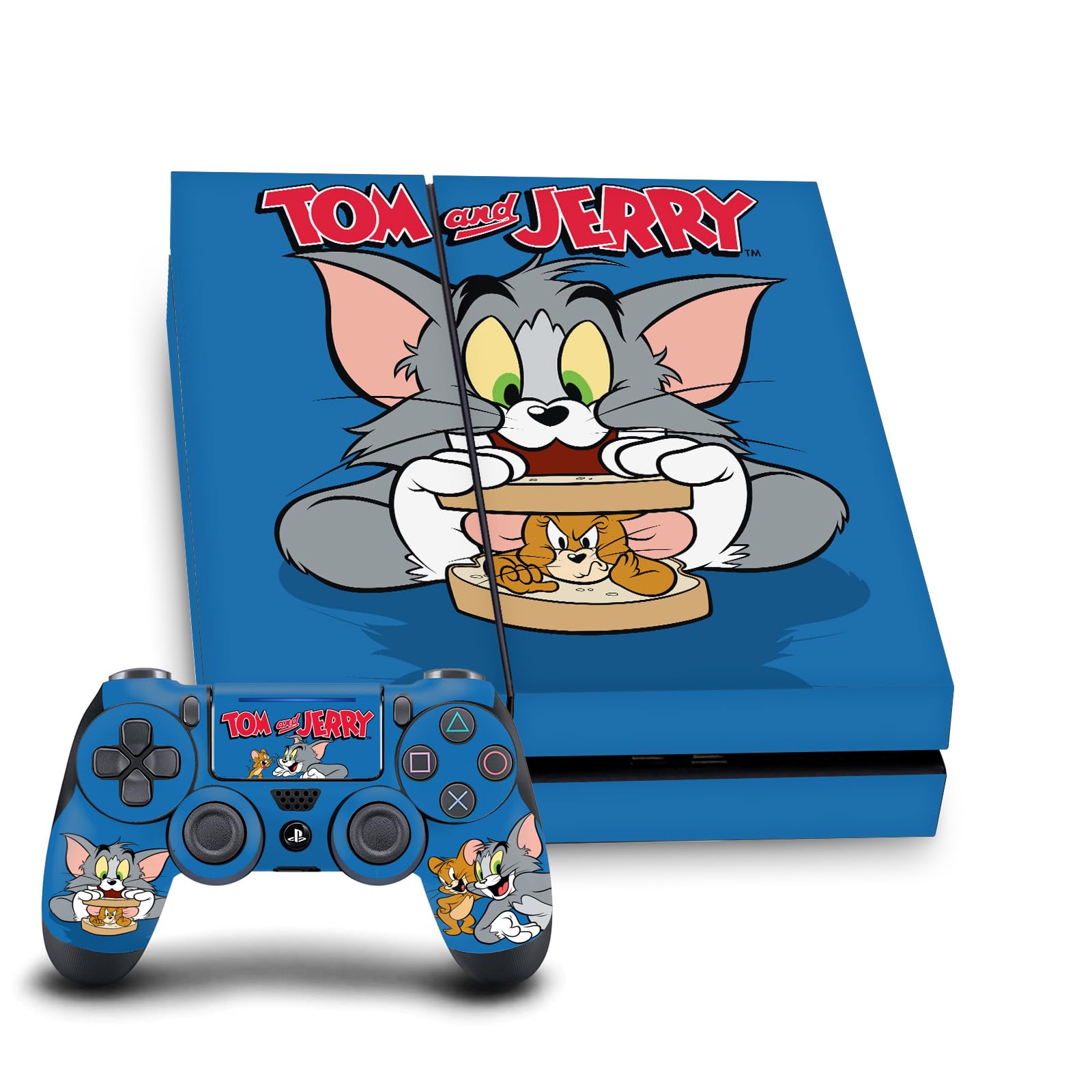 Autocollant Tom and Jerry pour rénover une console PS4 rayée ou usée - 7