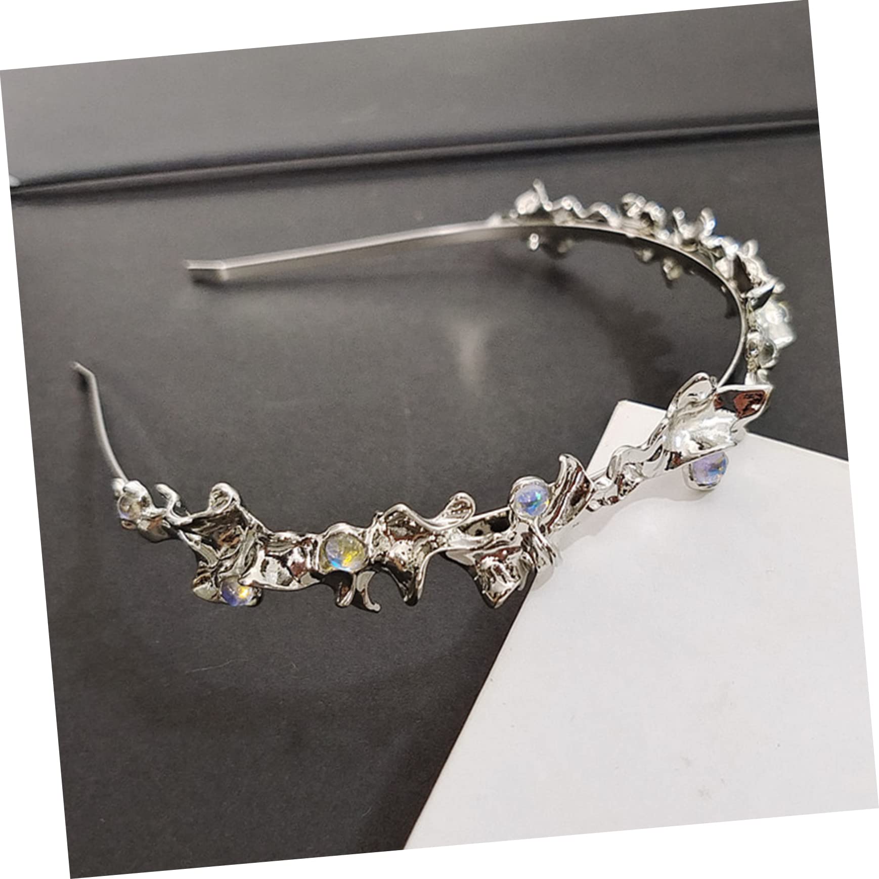 Didiseaon 4pezzi Cerchietto Metallico Elegante Con Roccaforte Strass Per Sposa Accessorio Chic Per Cerimonie e Feste Adatto Tutte Le Della Testa Per Nozze e Eventi Speciali