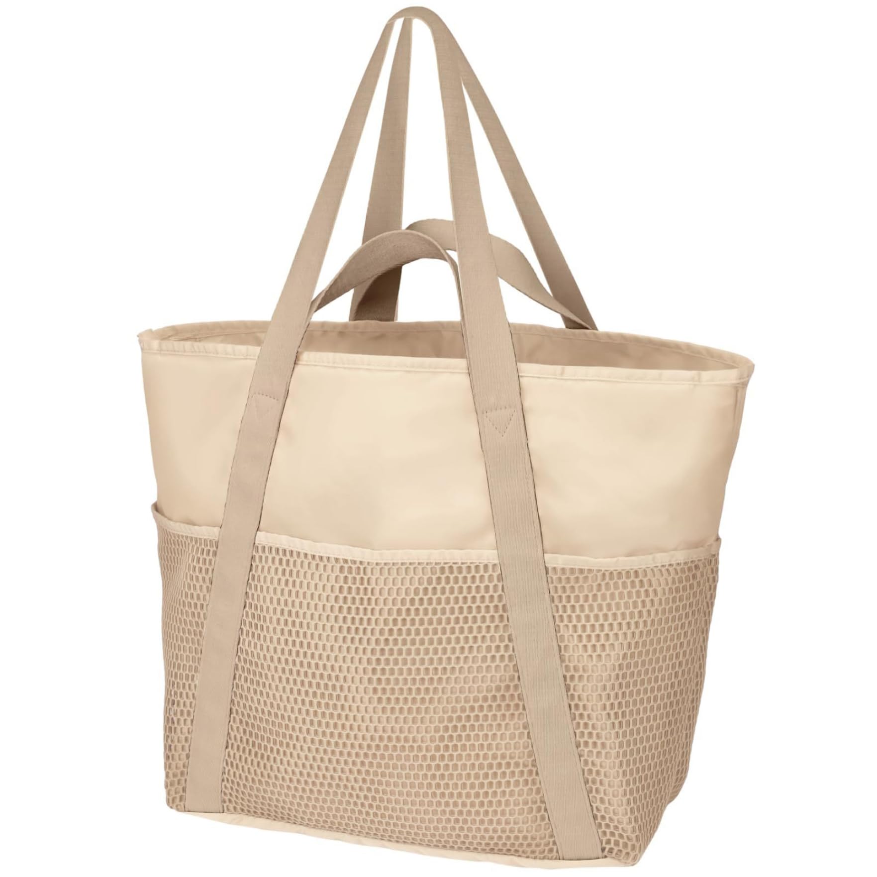 Sacs de plage pour femmes, sac fourre-tout de plage imperméable et résistant au sable, grand sac avec poches, piscine à chargement lourd 50 lb avec fermeture éclair, sacs familiaux lavables en m